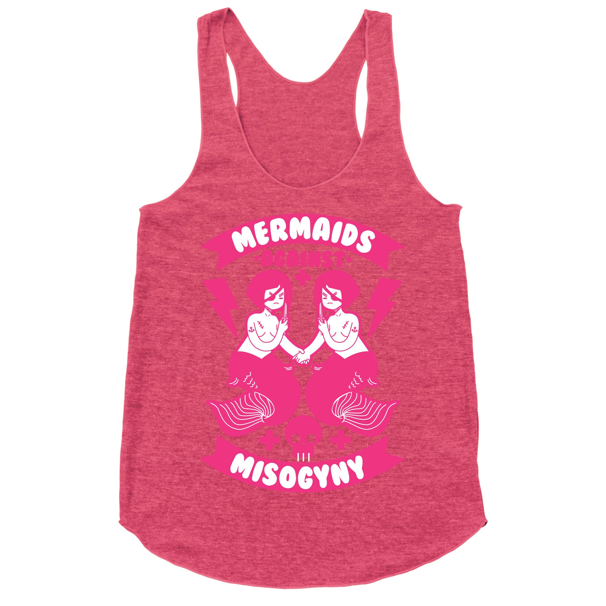 Mermaids Against Misogyny Racerback Tank